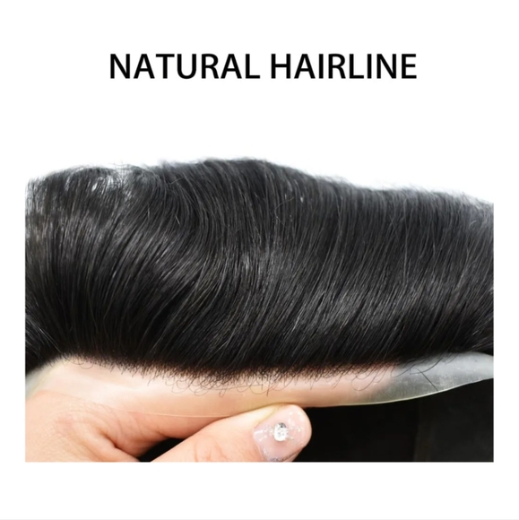 Human Hair Men's French Lace 6